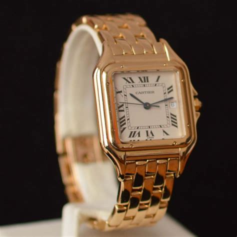 replica cartier panthere gold watch|cartier panthere watch price new.